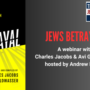 WATCH: Video of Webinar with Andrew Pessin, Charles Jacobs, and Avi Goldwasser